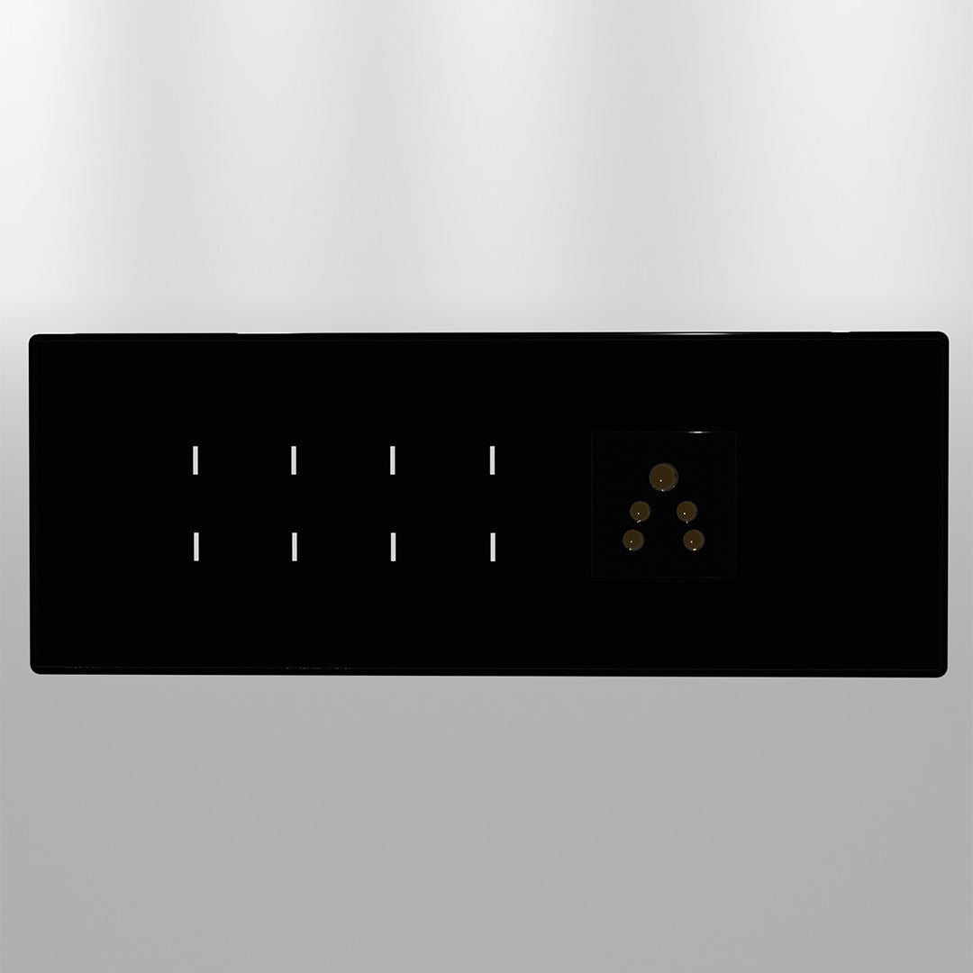 Touch Plus 8M - 8 Switch 1 Socket