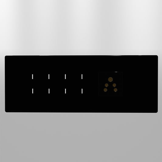 Touch Plus 8M - 8 Switch 1 Socket