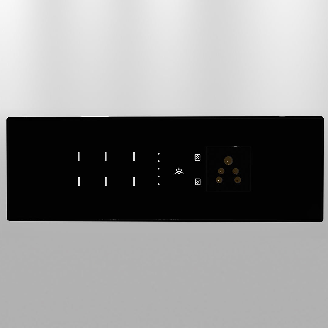 Touch Plus 8M - 6 Switch 1 Fan 1 Socket